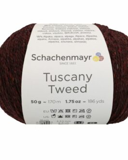 Tuscany Tweed granat
