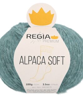 Regia 4-Fädig PREMIUM Alpaca Soft  ca. 310 m col. 00070 salbei 100 g