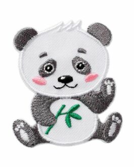 Applikationen – Kids and Hits – aufbügelbar Panda farbig