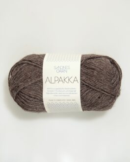 Alpakka medium brown mottled
