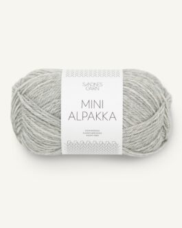 Mini Alpakka light grey mottled