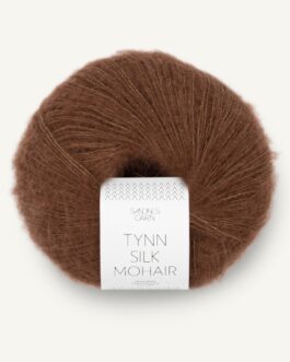Tynn Silk Mohair Sjokolade